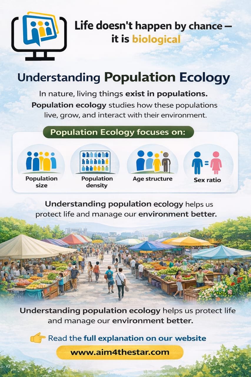 Life doesn’t happen by chance- It is biological 